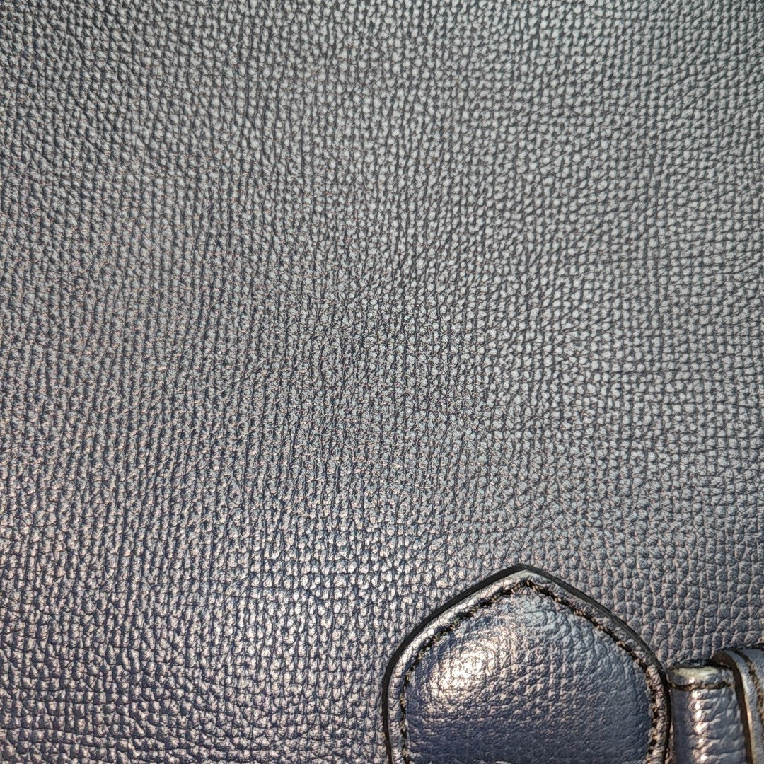 The Banner Small Calfskin Blue