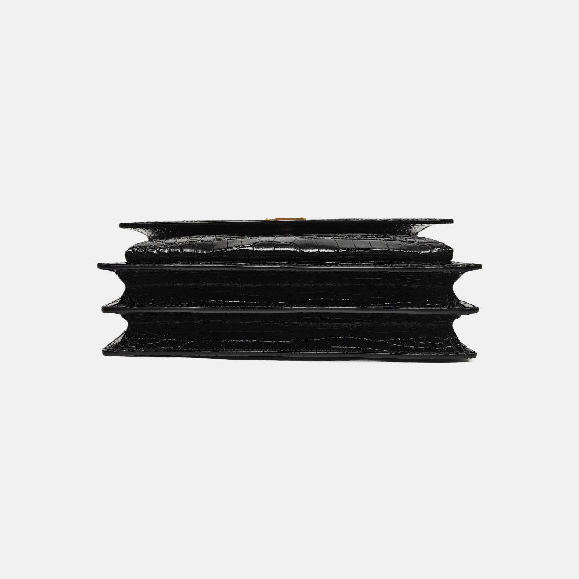 SUNSET Medium Calfskin Black