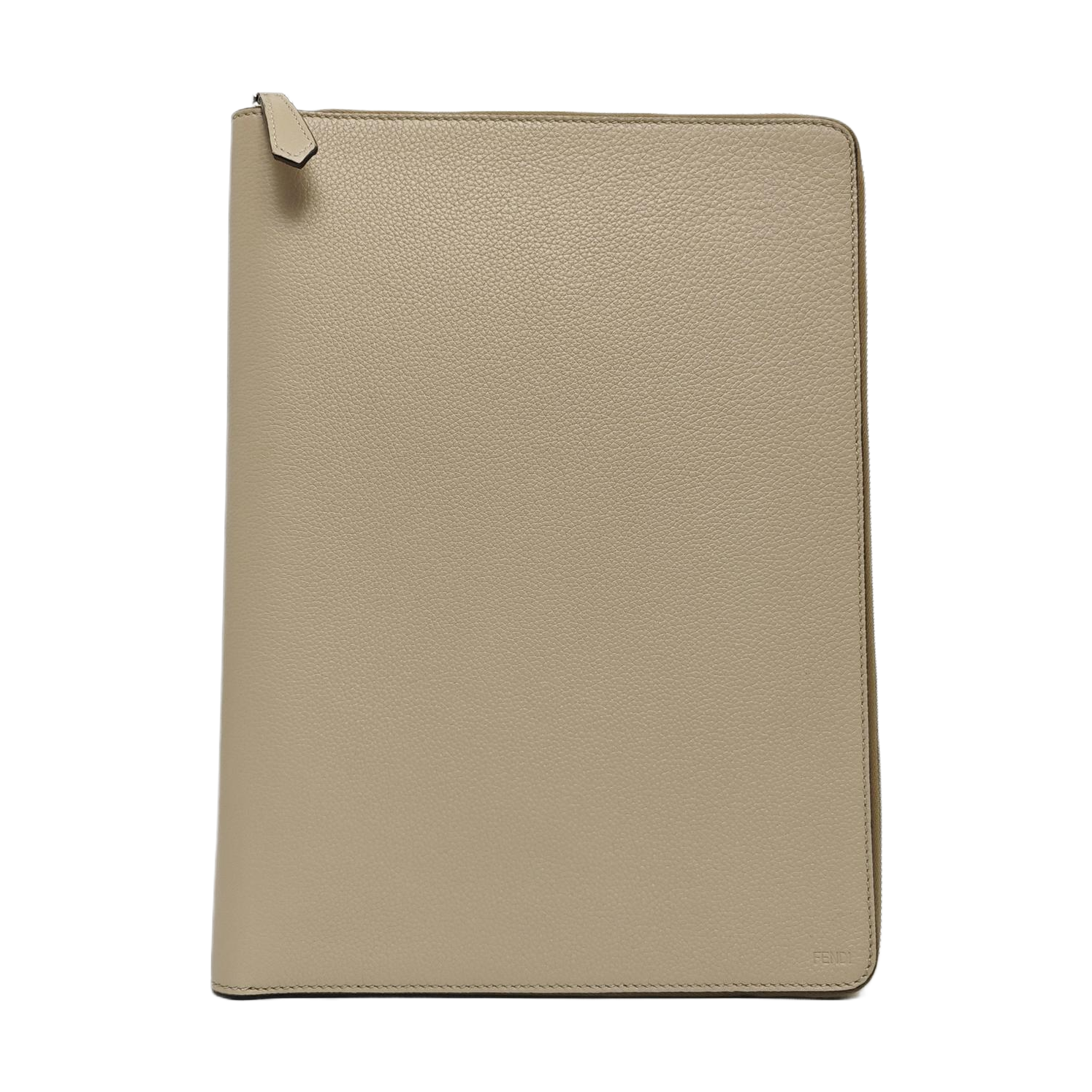 Leather Clutch Beige
