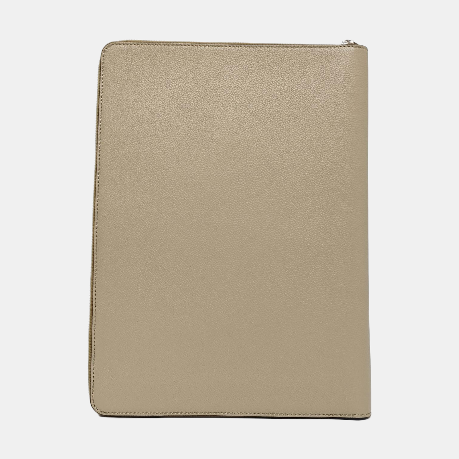 Leather Clutch Beige