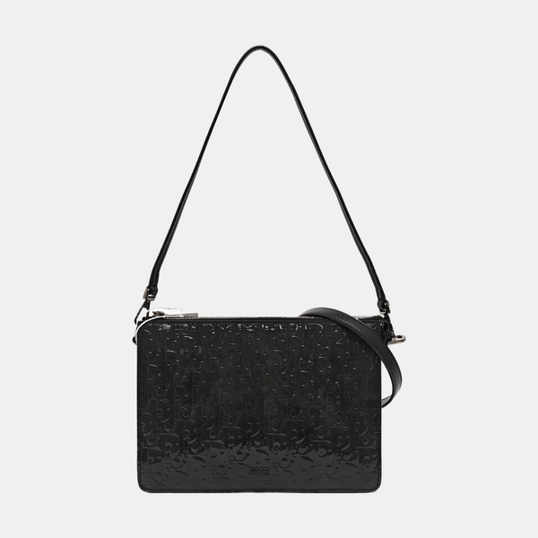 BOXY Oblique Patent Leather Gray