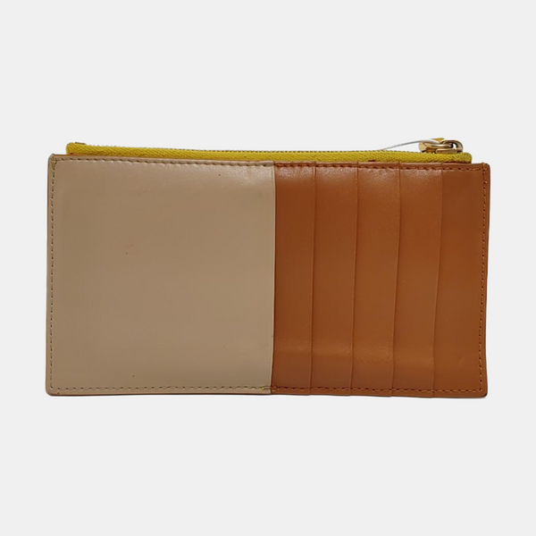Calfskin Coin Purse Yellow