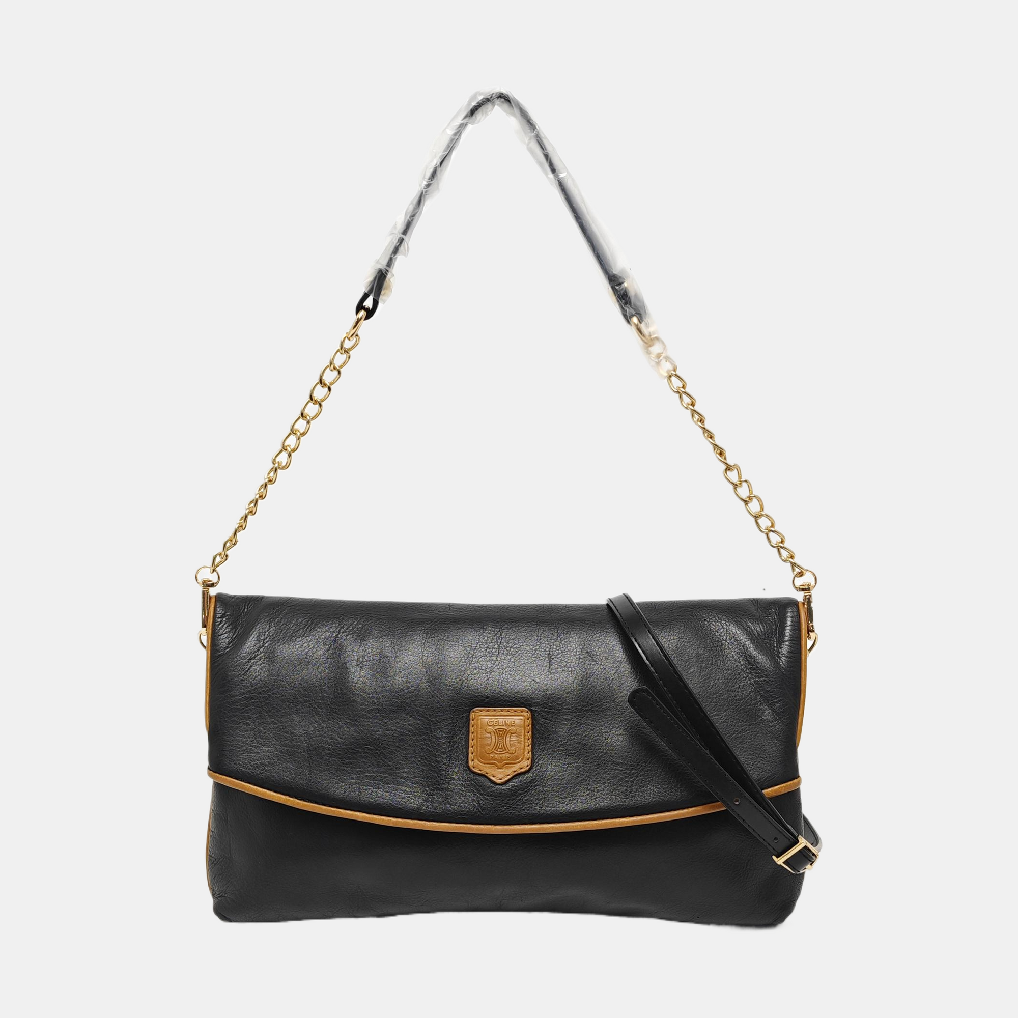MACADAM CLUTCHES Calfskin Black