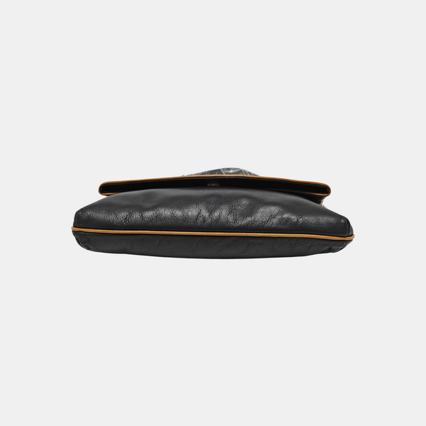 MACADAM CLUTCHES Calfskin Black