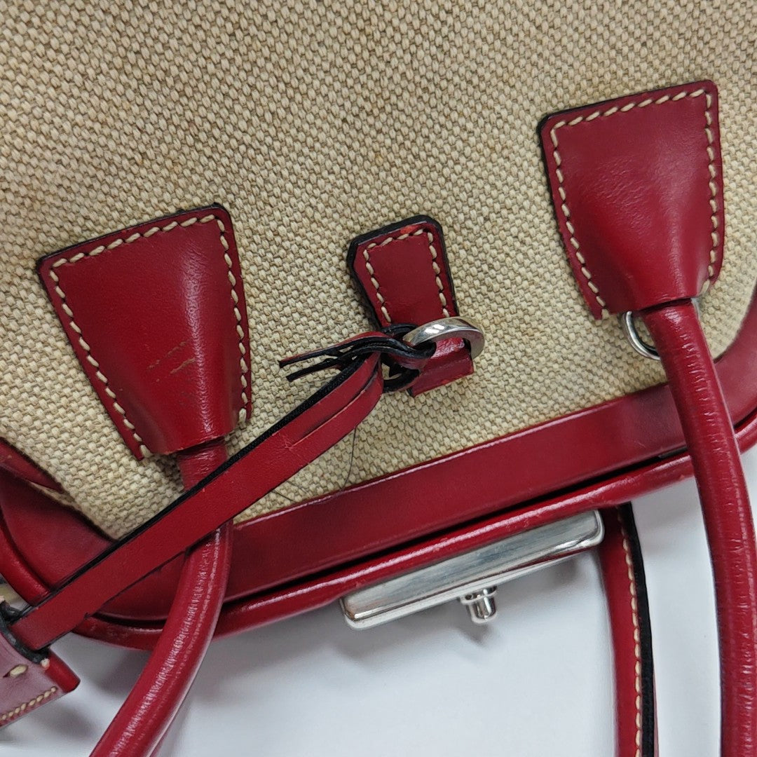 Canvas Shoulder Bag Beige