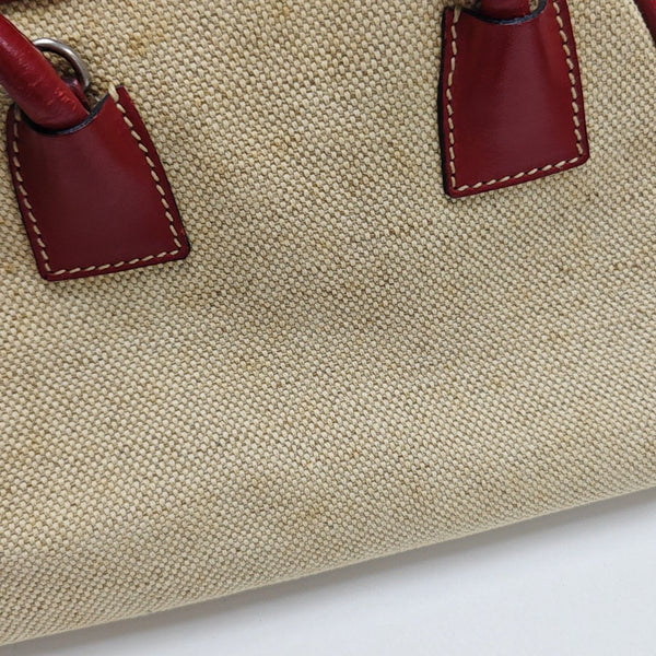 Canvas Shoulder Bag Beige