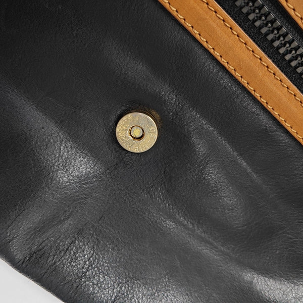MACADAM CLUTCHES Calfskin Black