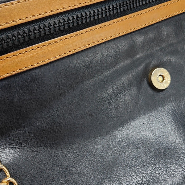 MACADAM CLUTCHES Calfskin Black
