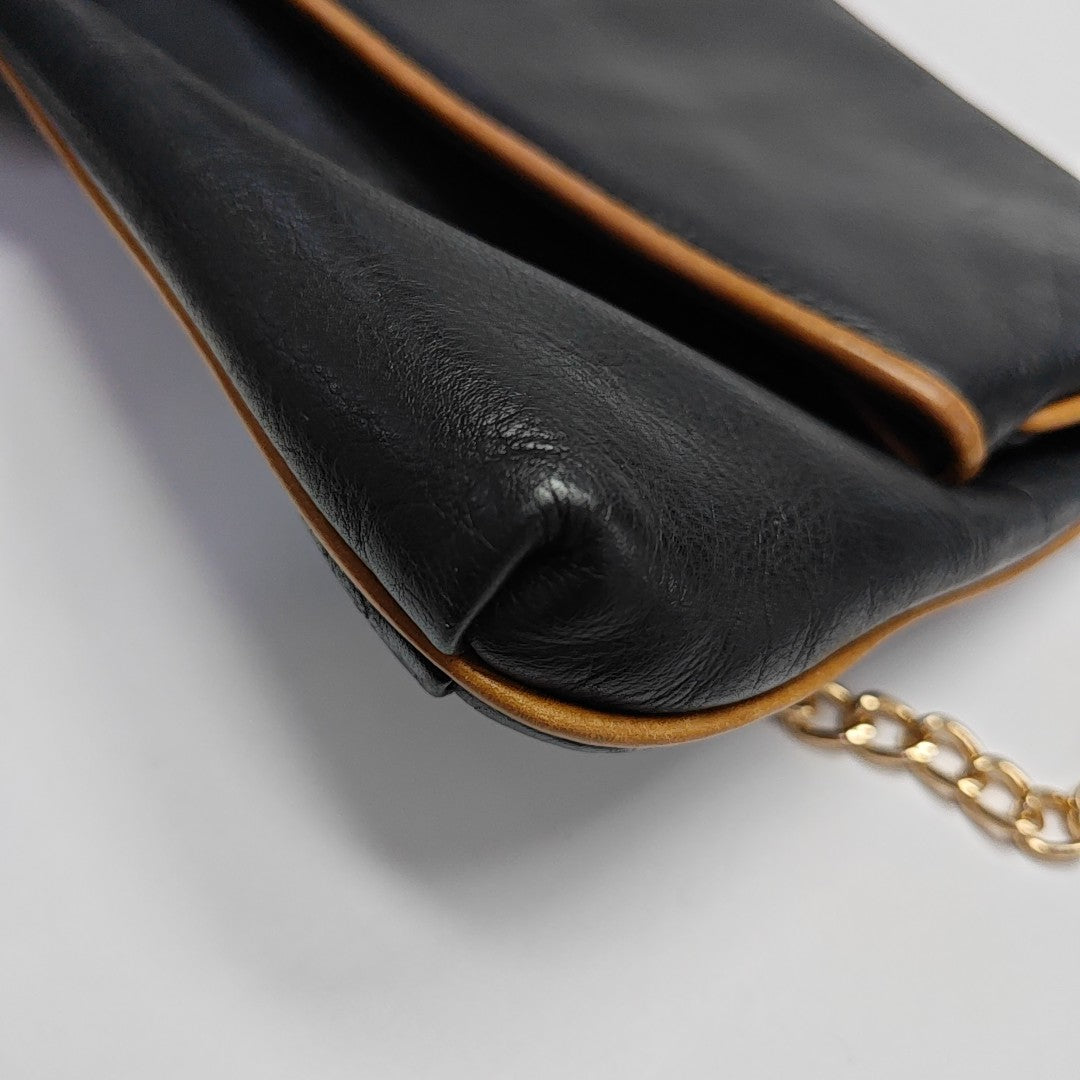 MACADAM CLUTCHES Calfskin Black