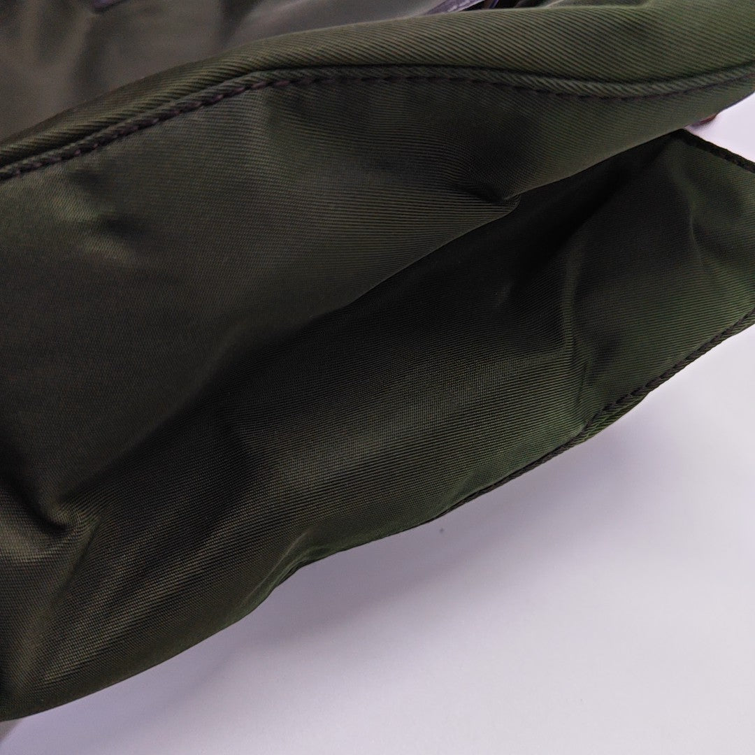Nylon Tote Bag Green