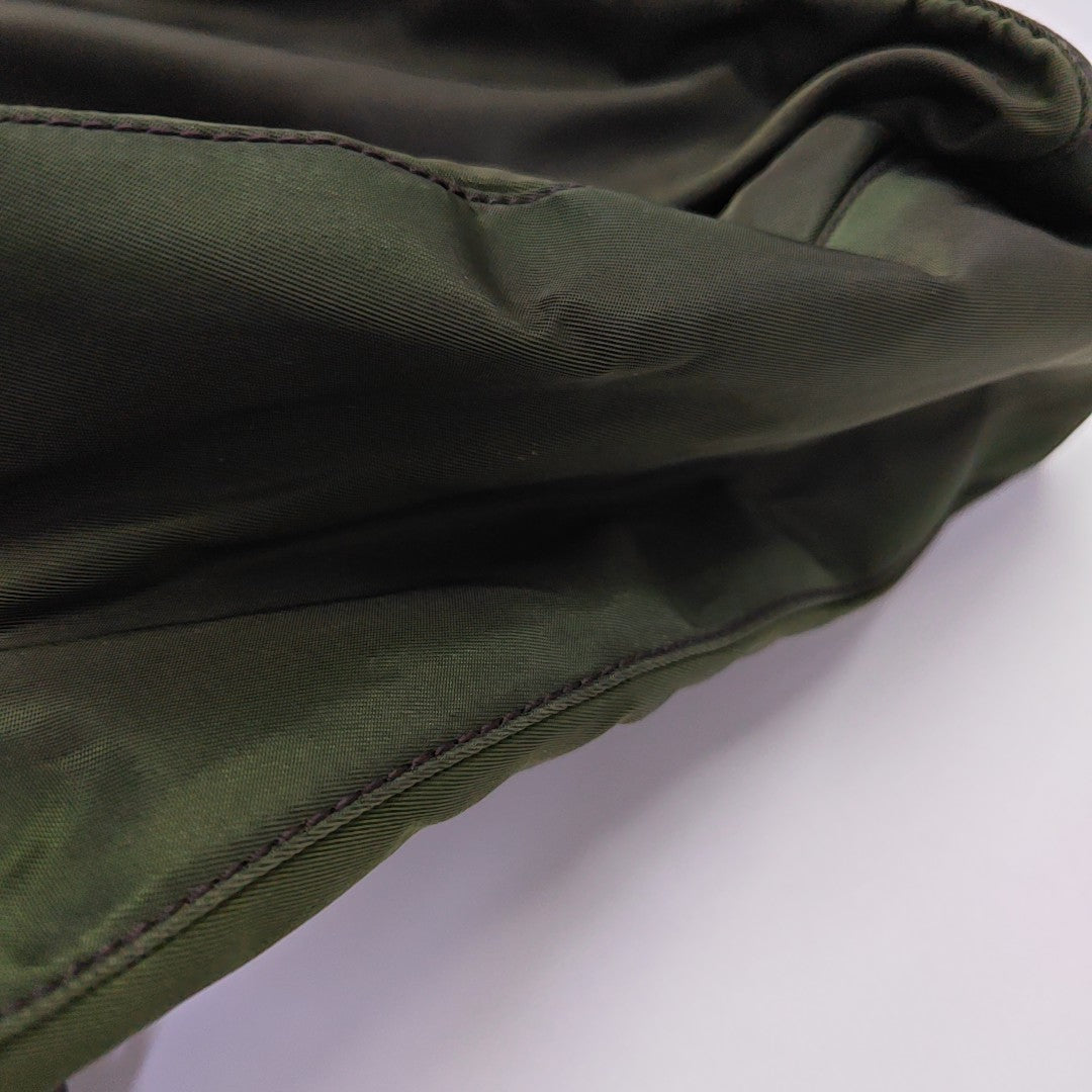 Nylon Tote Bag Green