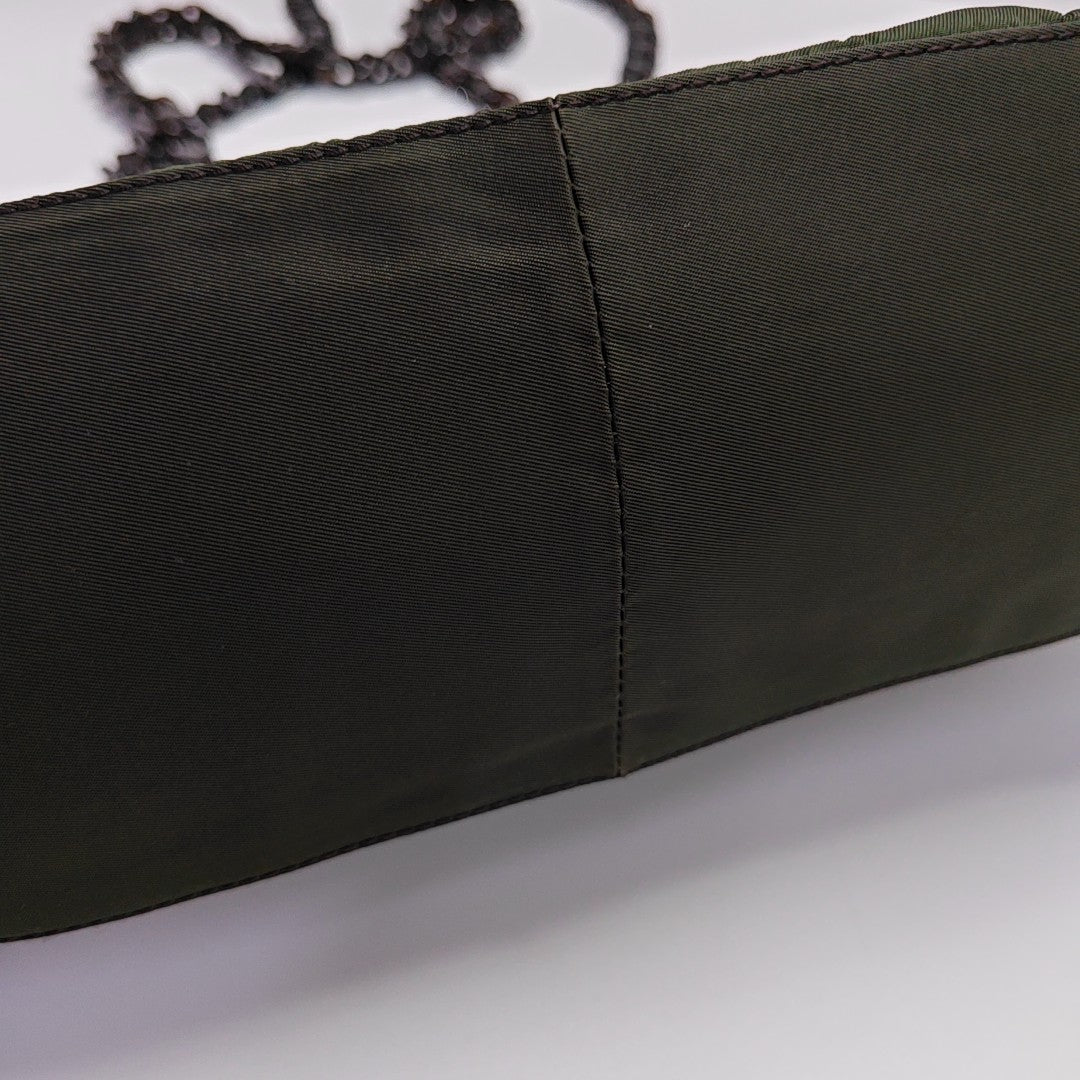 Nylon Tote Bag Green