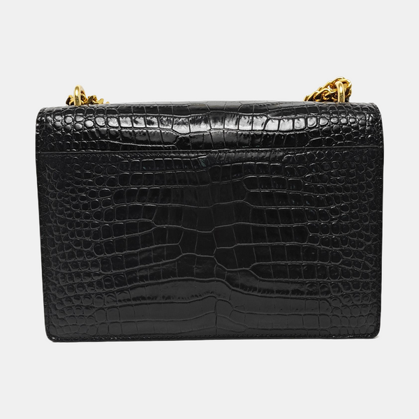 SUNSET Medium Calfskin Black
