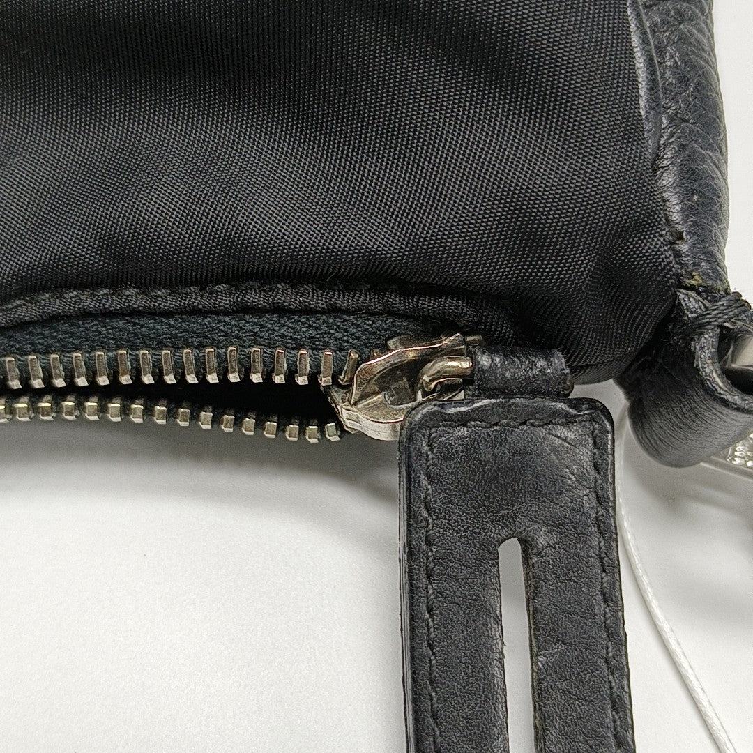Nylon Shoulder Bag Black