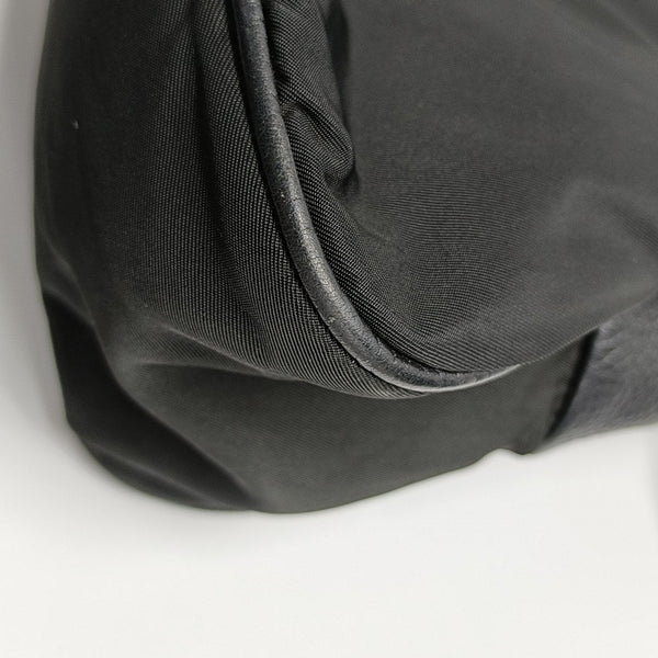 Nylon Shoulder Bag Black