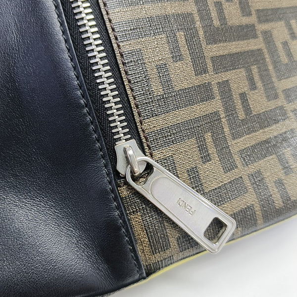 Fabric Shoulder Bag Brown