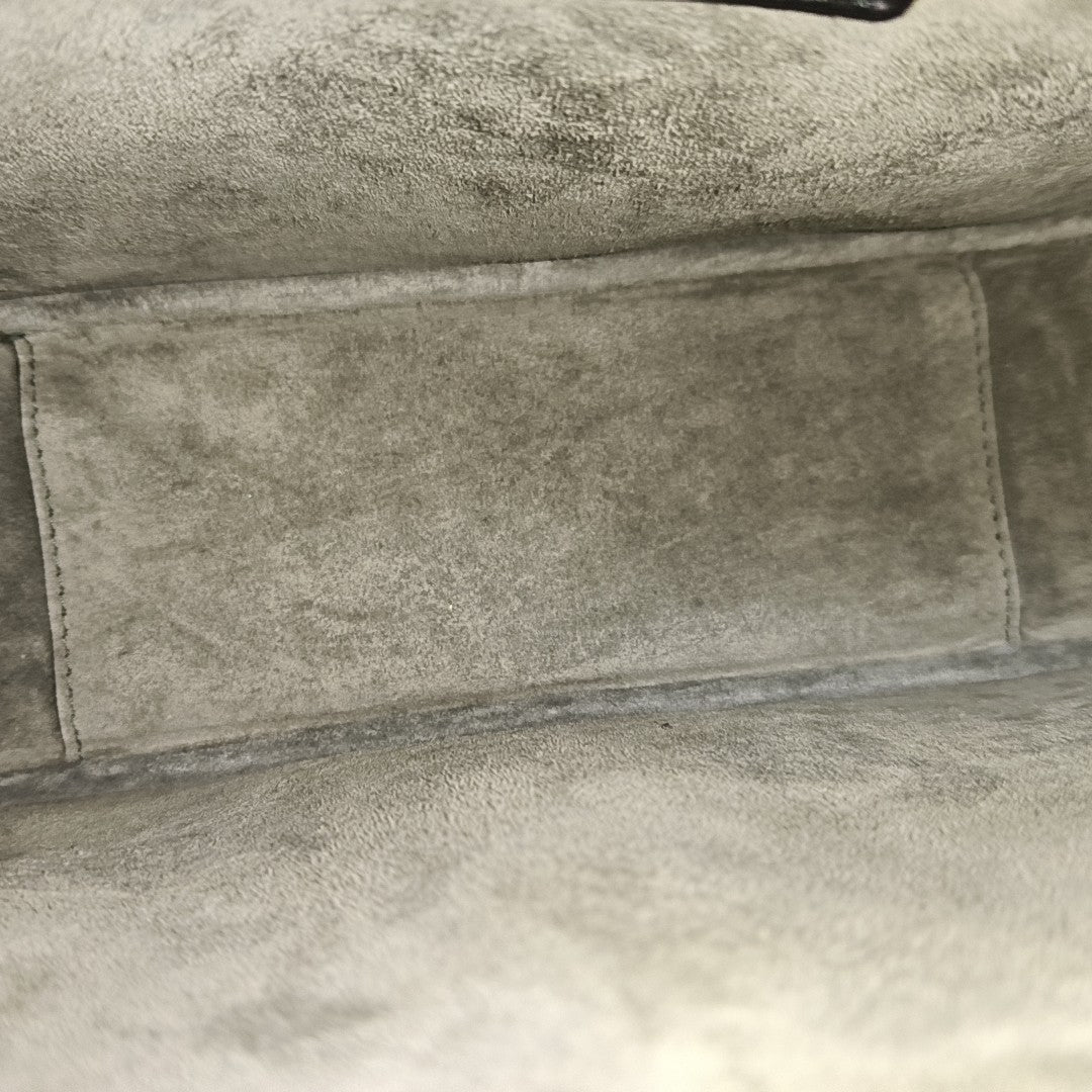 BOXY Oblique Patent Leather Gray