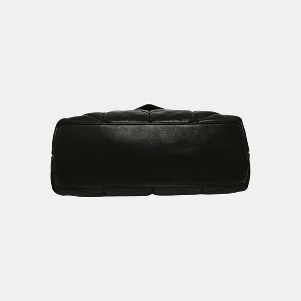 LOULOU Medium Quilted Lambskin Black