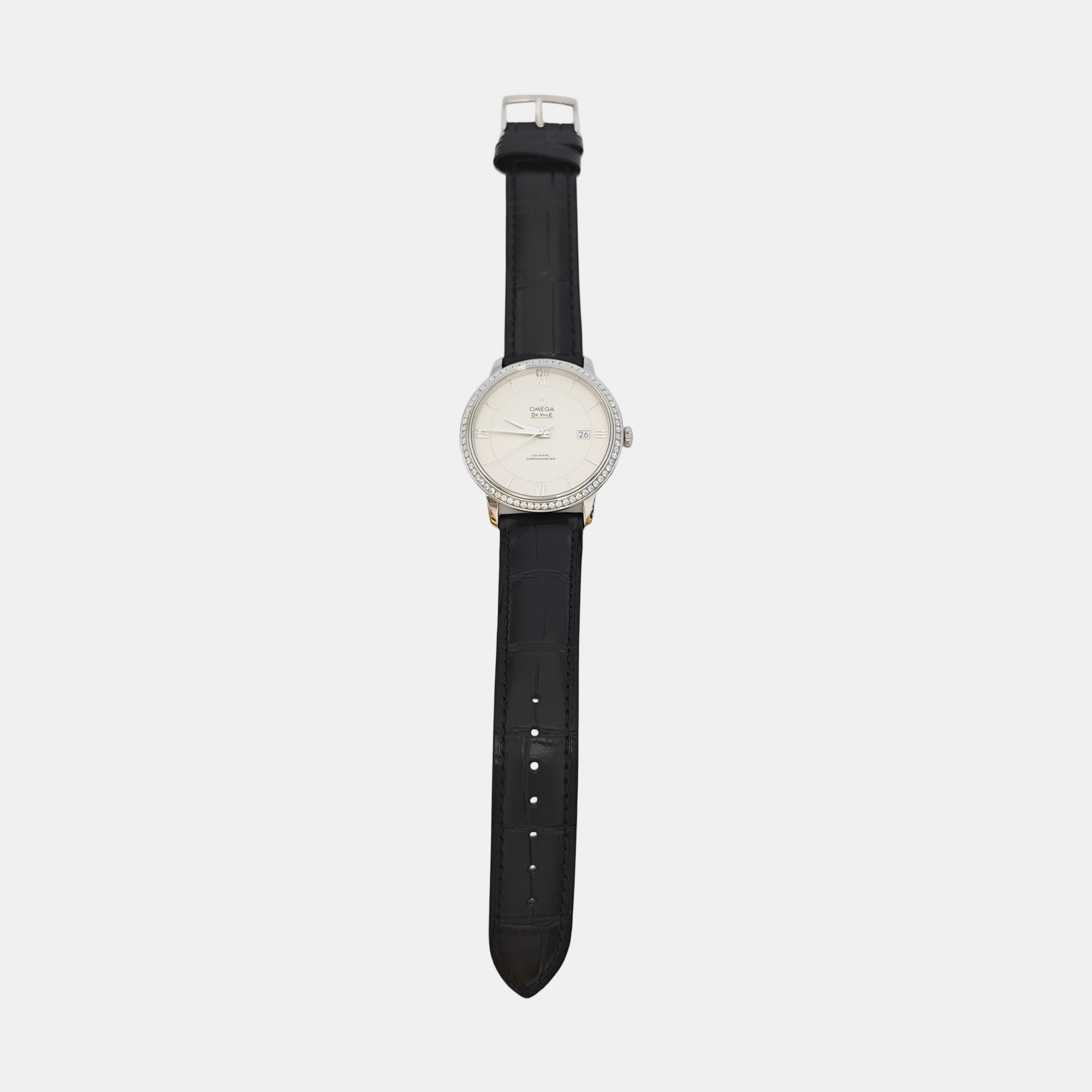 39.5mm White Automatic Watch