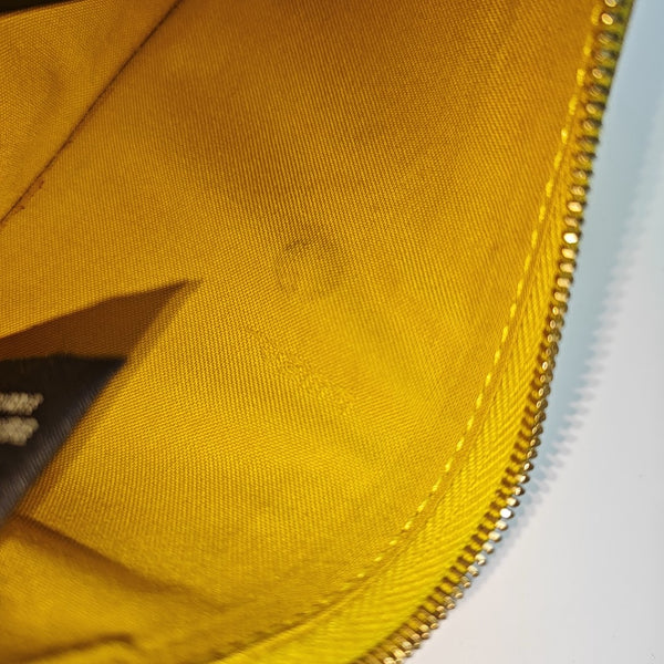 Calfskin Coin Purse Yellow