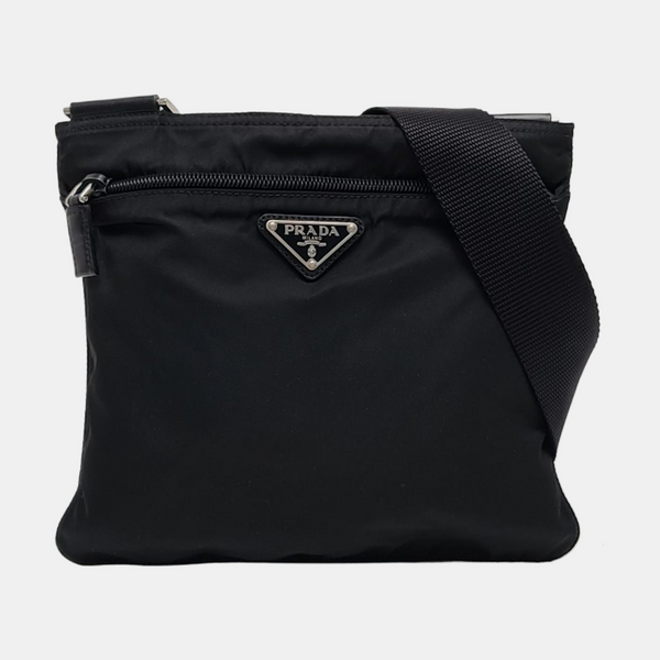 Nylon Shoulder Bag Black