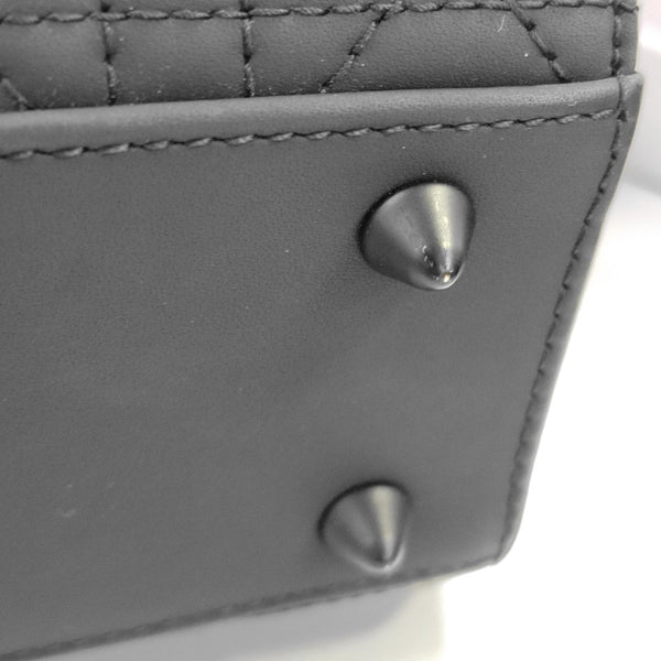 Lady Dior Small Cannage Calfskin Black