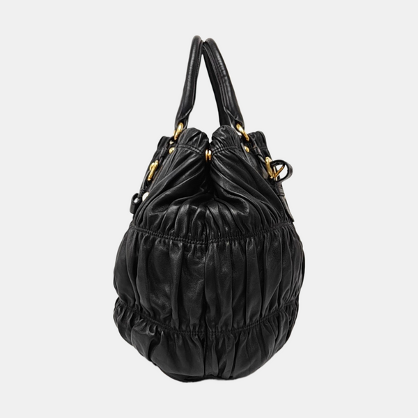 Gaufre Calfskin Black