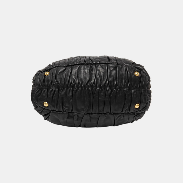 Gaufre Calfskin Black