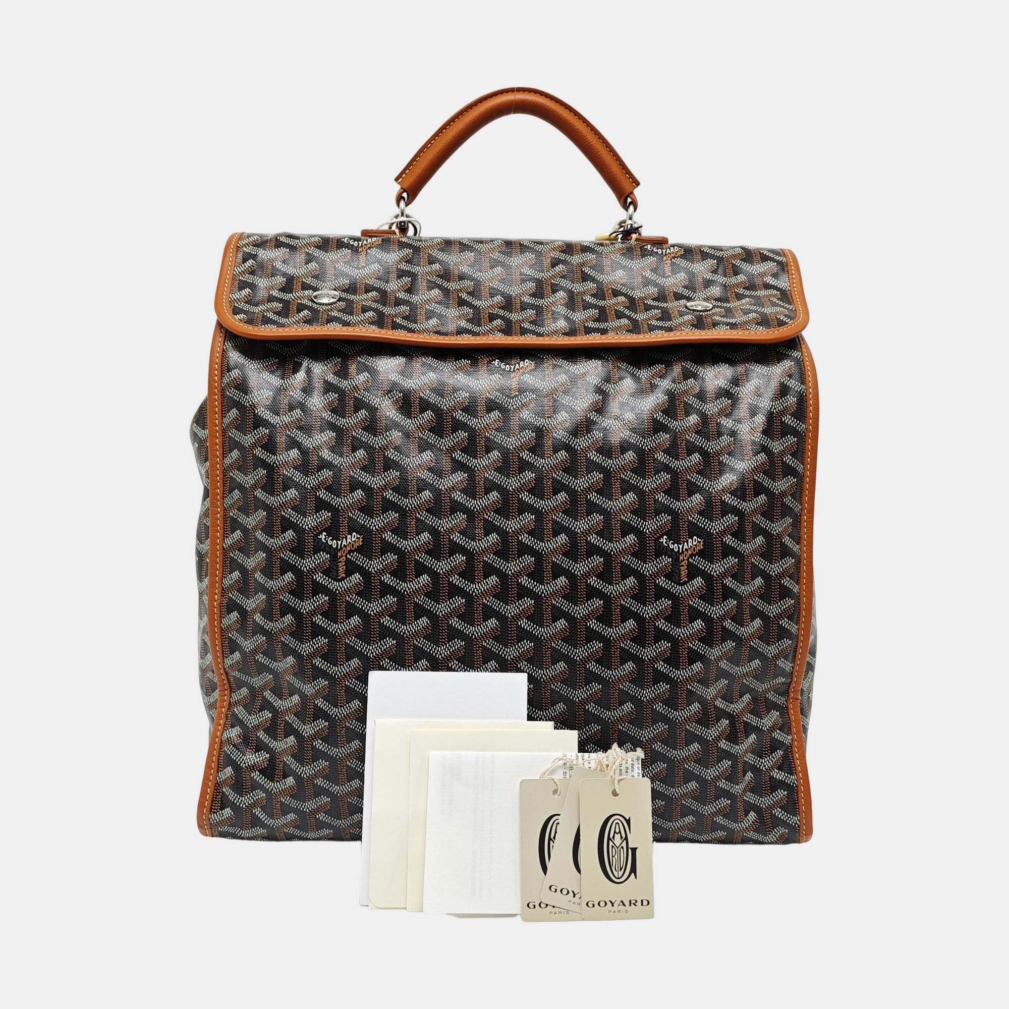 Saint Léger Coated Canvas Brown