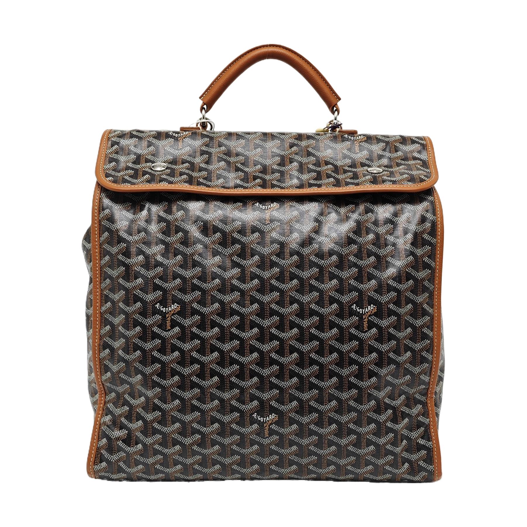 Saint Léger Coated Canvas Brown