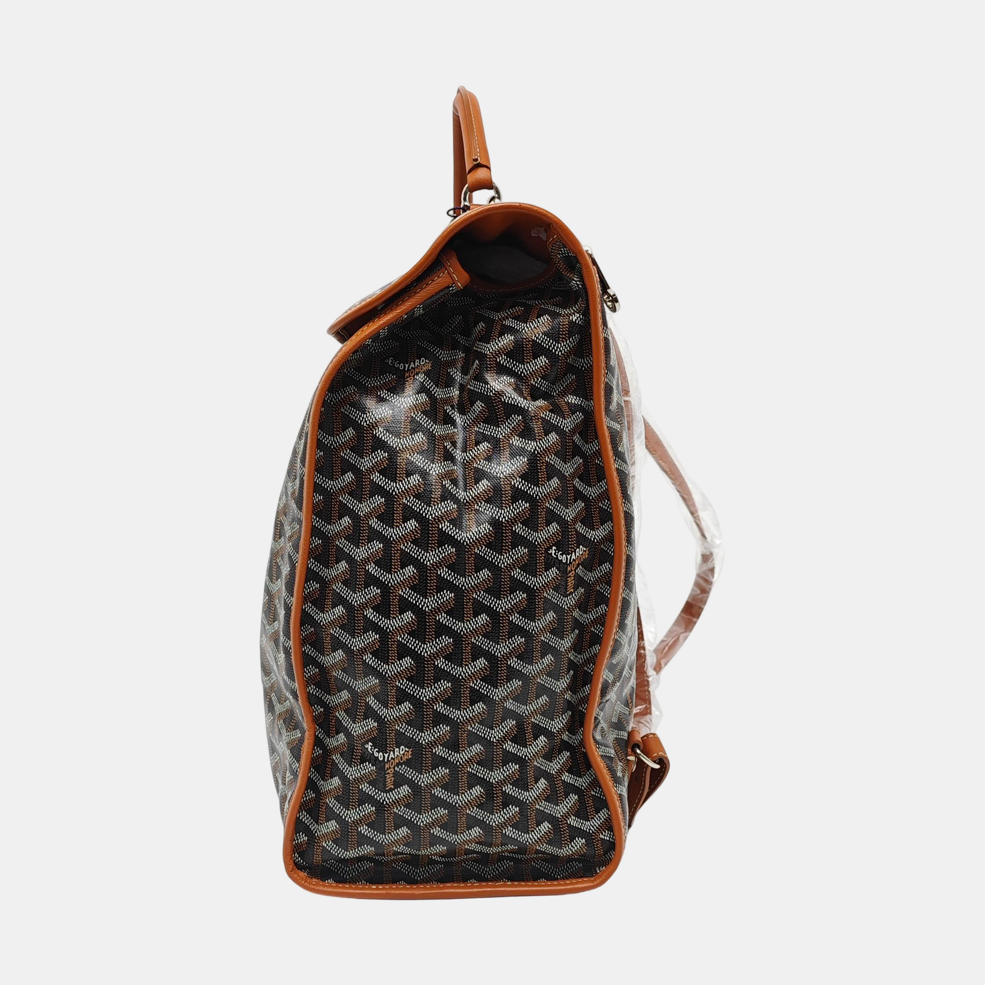 Saint Léger Coated Canvas Brown