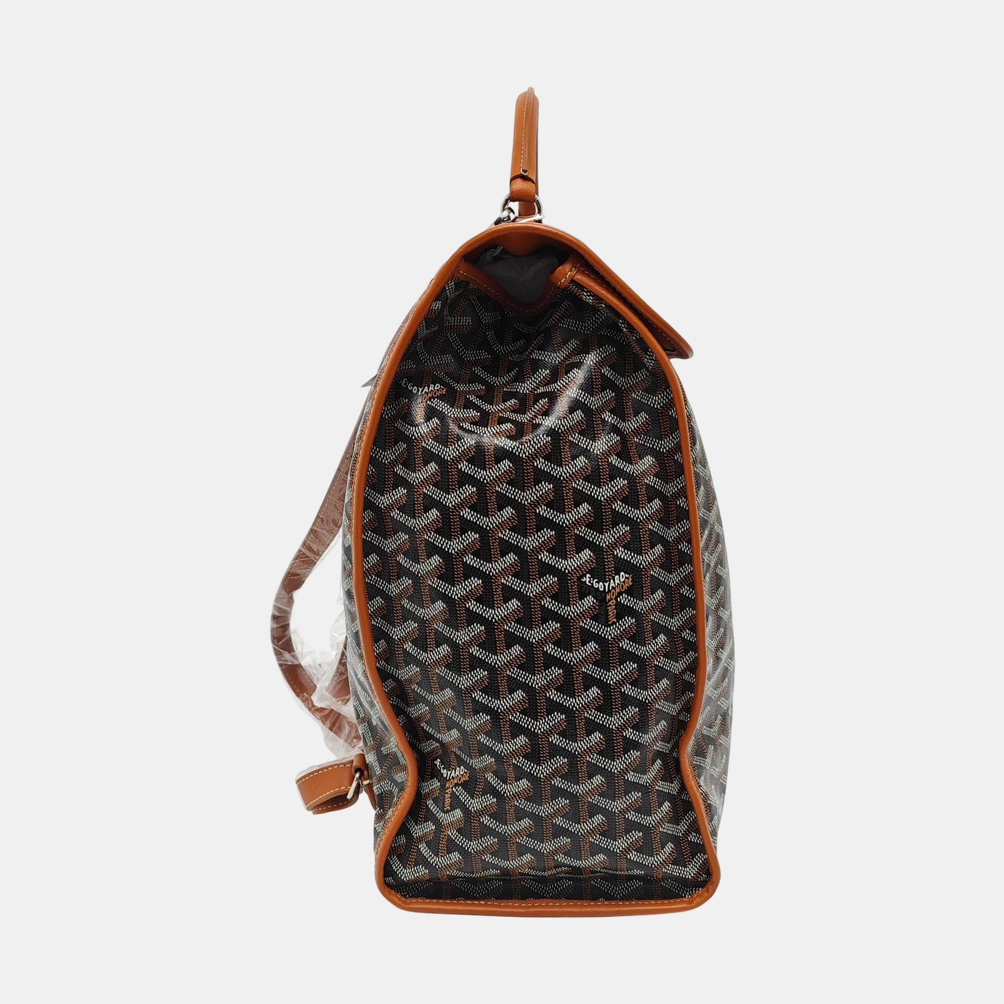 Saint Léger Coated Canvas Brown