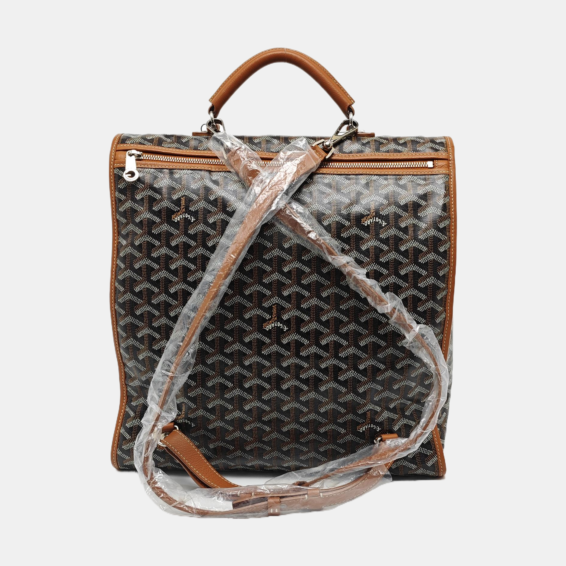 Saint Léger Coated Canvas Brown