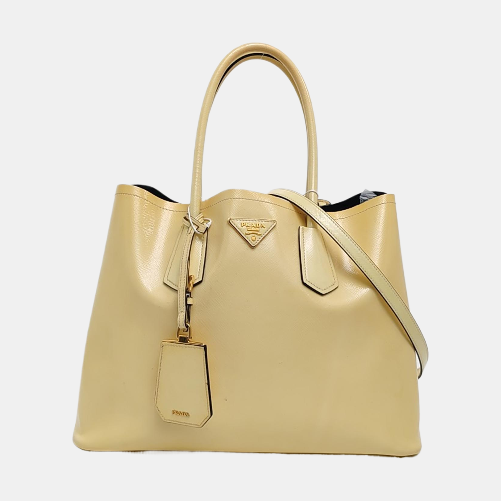 Calfskin Tote Bag Yellow