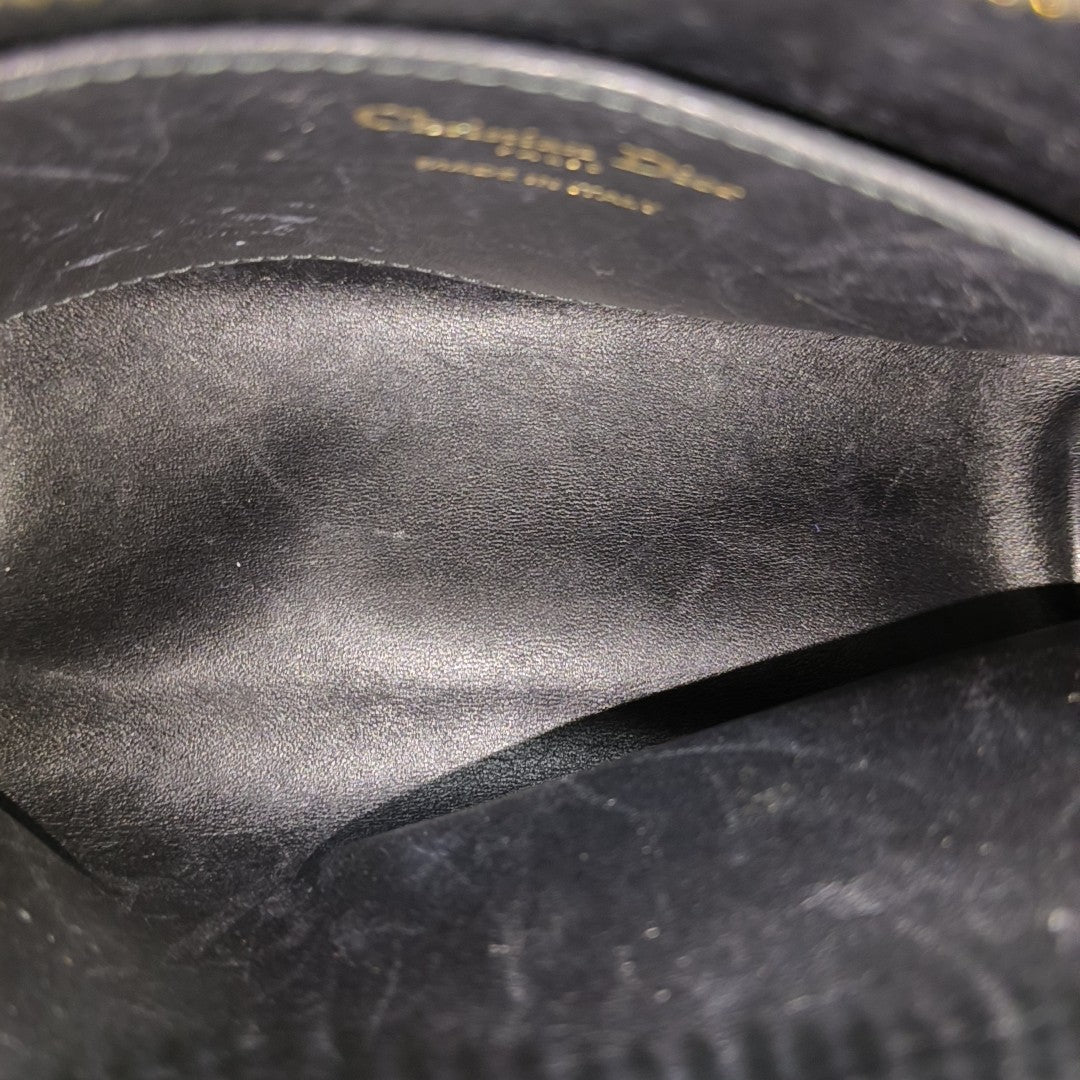 Miss Caro Mini Cannage Lambskin Black
