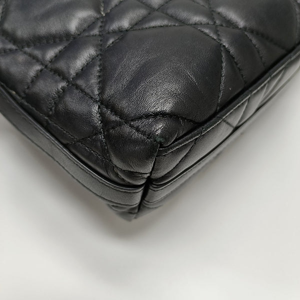 Miss Caro Mini Cannage Lambskin Black