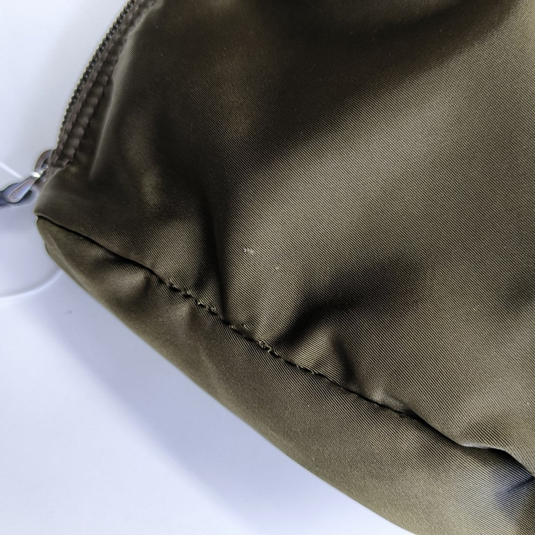 Nylon Clutch Green
