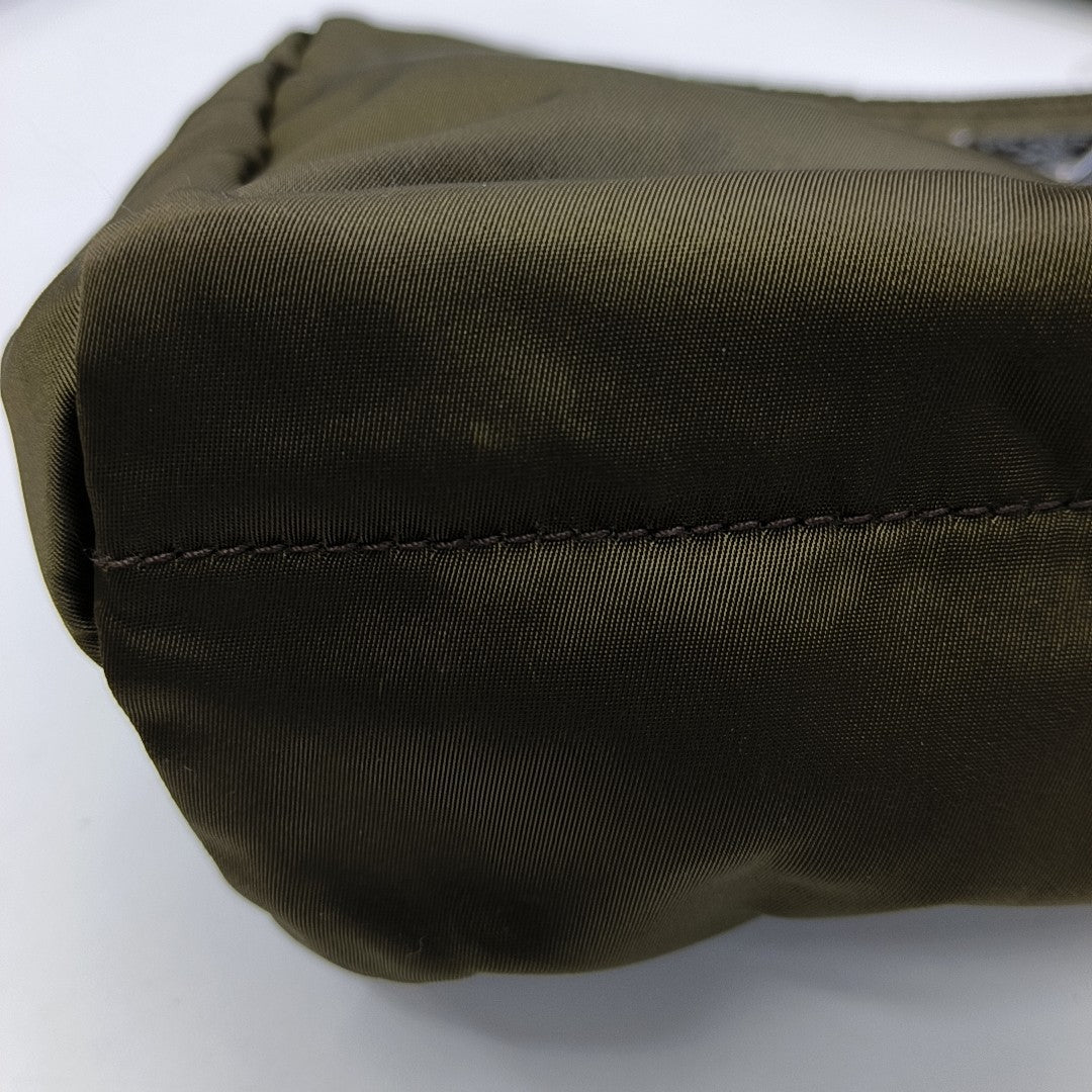 Nylon Clutch Green