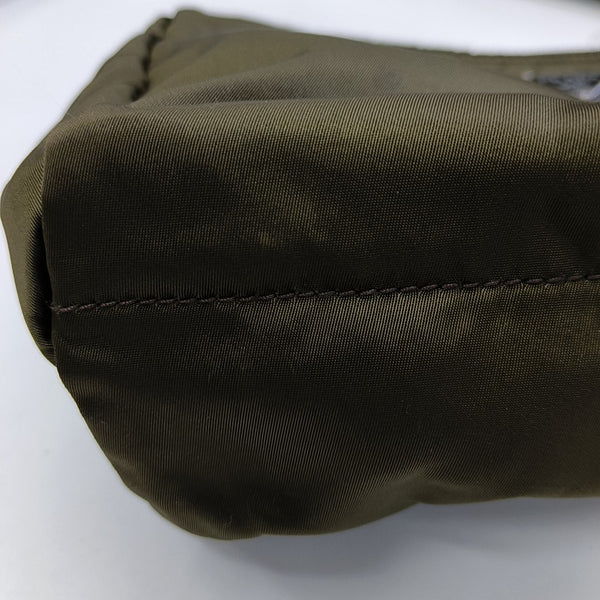 Nylon Clutch Green