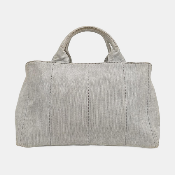 Denim Quilted Denim White