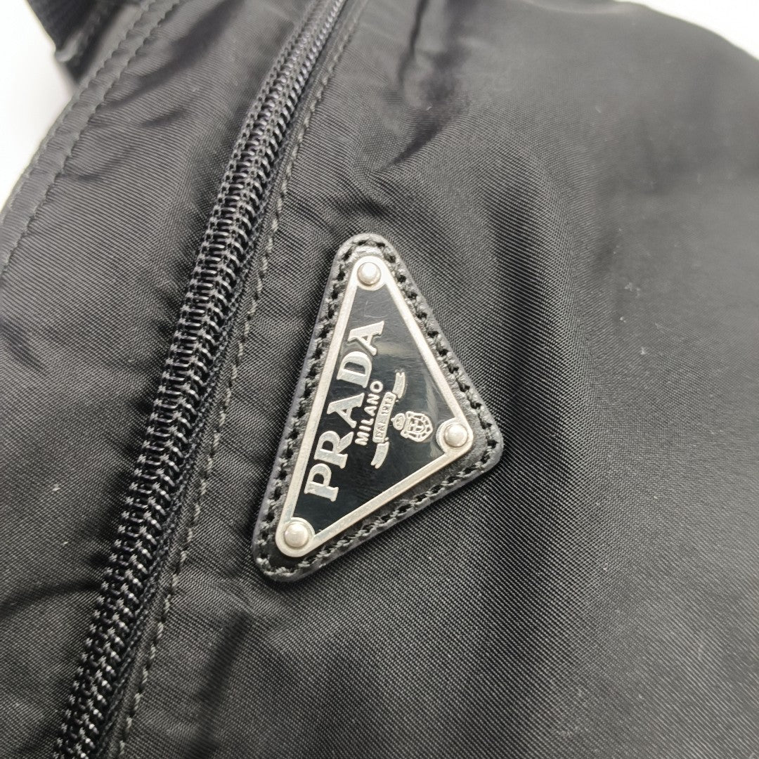 Nylon Shoulder Bag Black