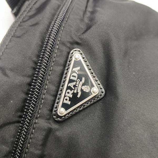 Nylon Shoulder Bag Black