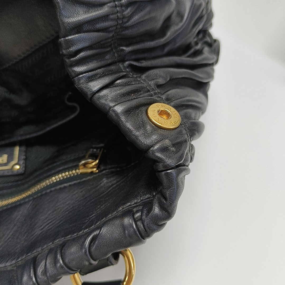 Gaufre Calfskin Black