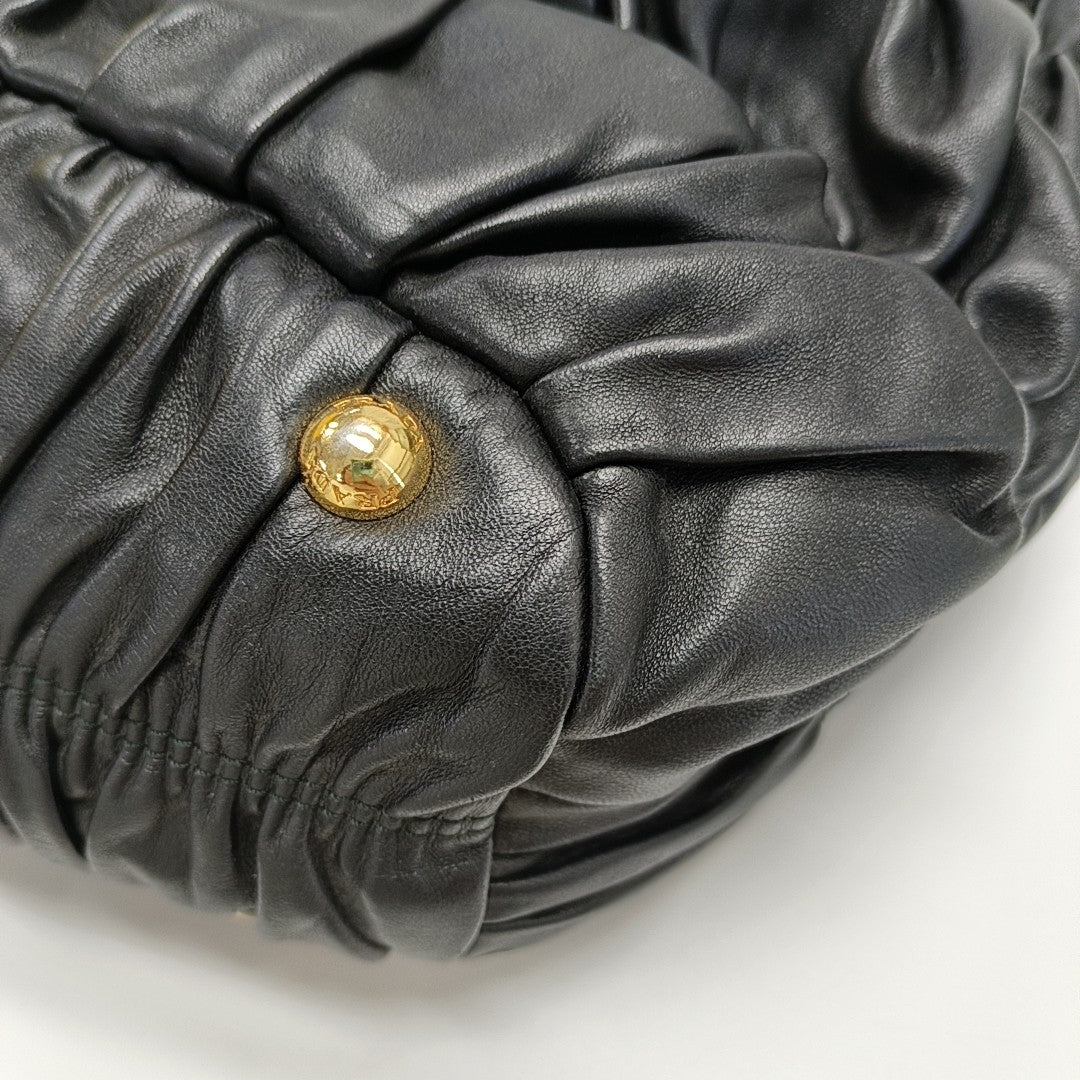 Gaufre Calfskin Black