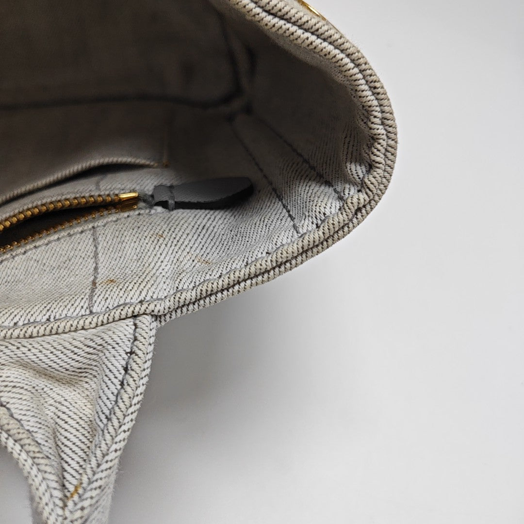 Denim Canvas White