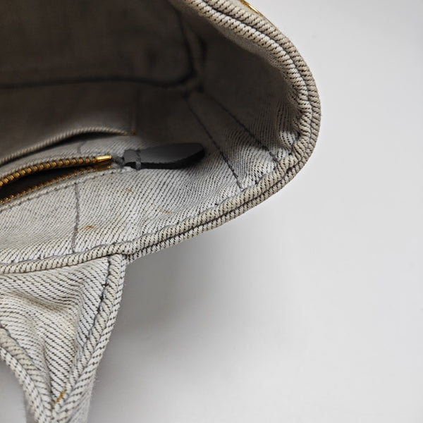 Denim Canvas White