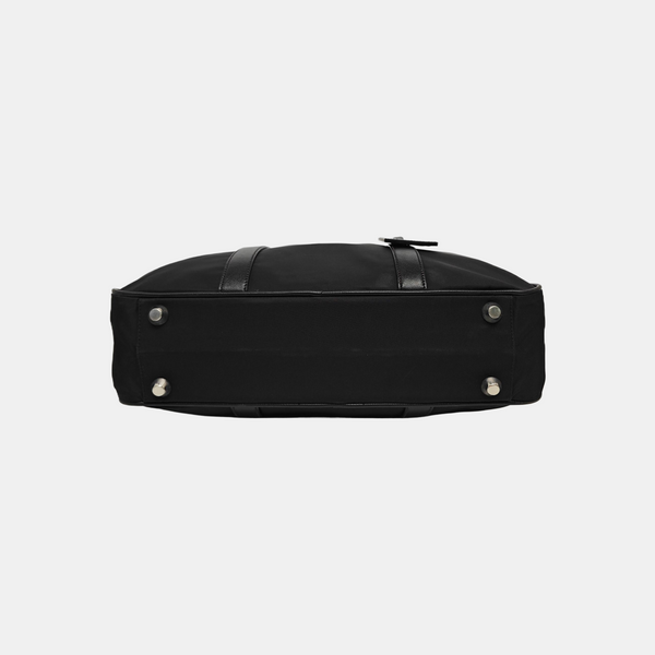 Nylon Top Handle Bag Black
