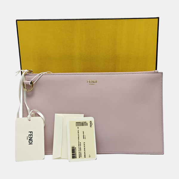 Calfskin Clutch Pink