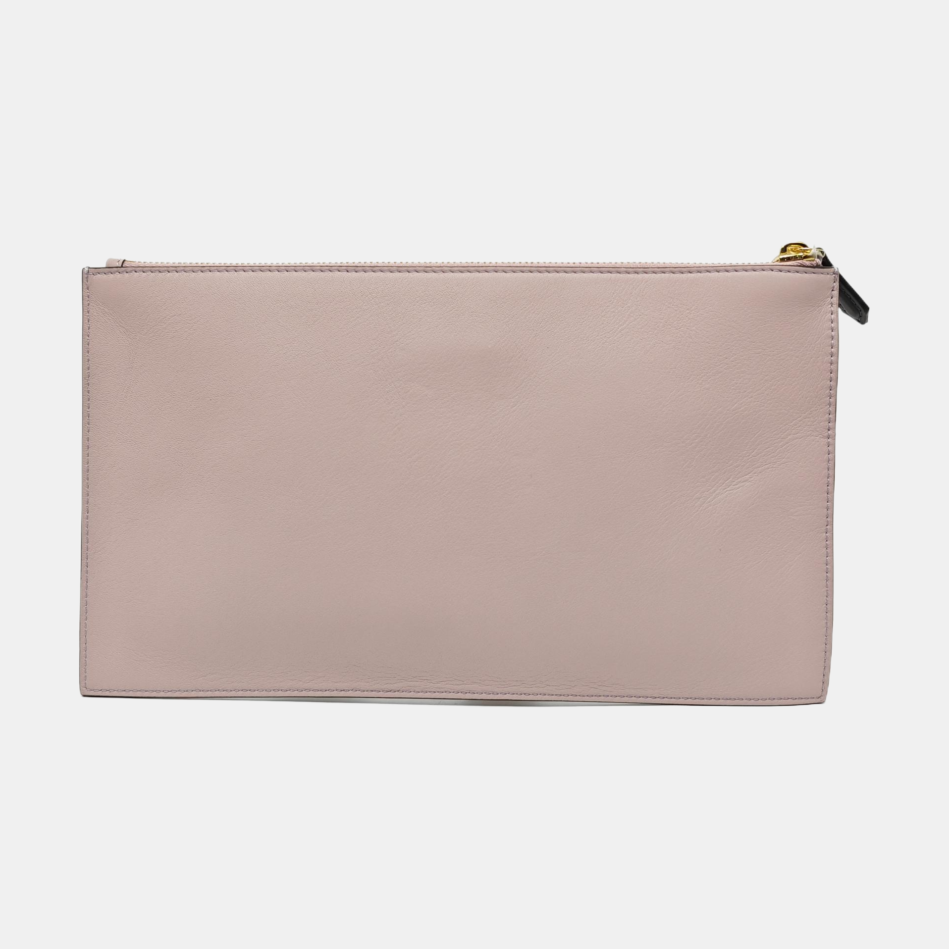 Calfskin Clutch Pink