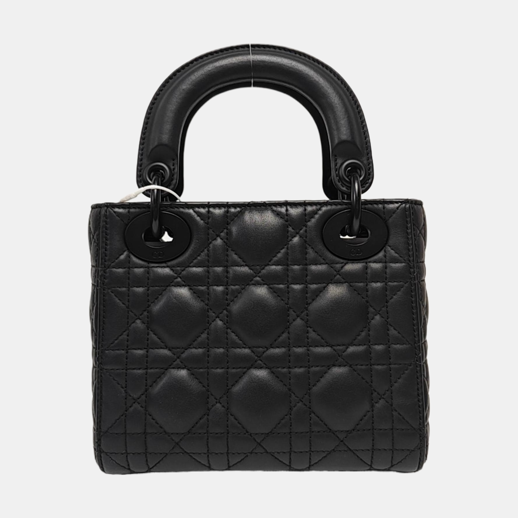 Lady Dior Mini Cannage Lambskin Black